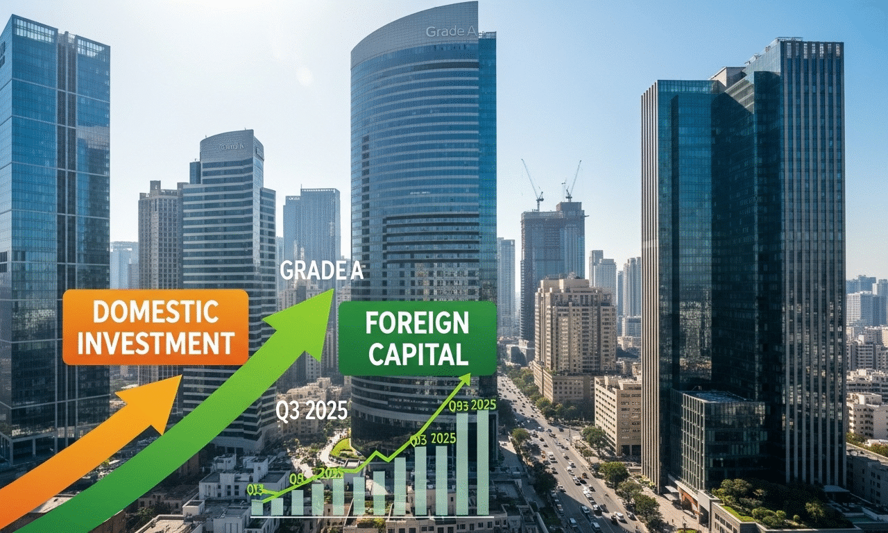 India’s Real Estate Investment Boom: Domestic Capital Takes the Lead in Q3 2025 India’s Real Estate Investment Boom: Domestic Capital Takes the Lead in Q3 2025